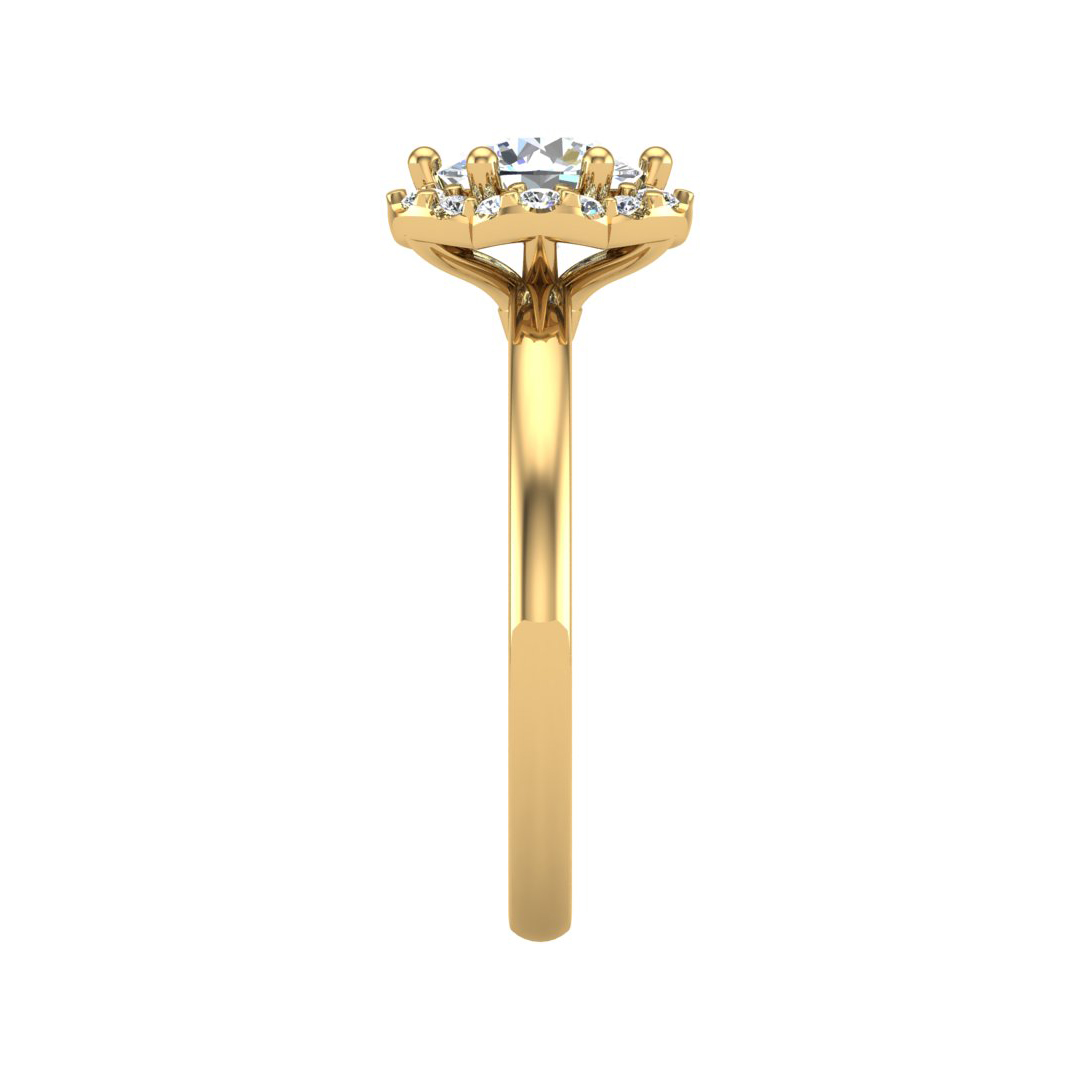 Samara Halo Engagement Ring